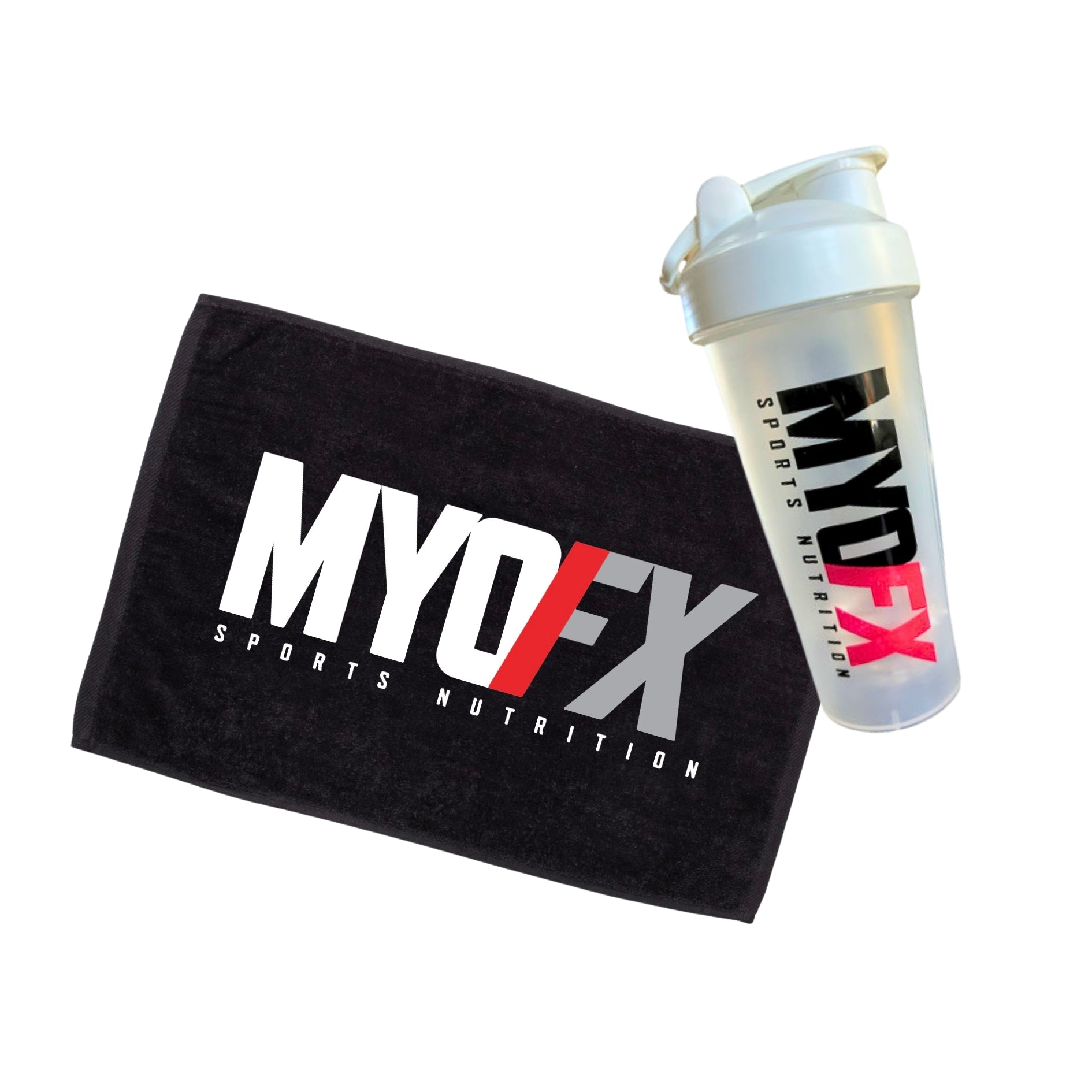 Towel and Shaker Cup