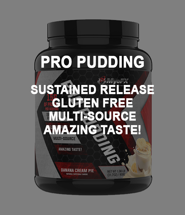 Pro pudding banana cream pie product image. Sustained release, gluten free, multi-source, amazing taste
